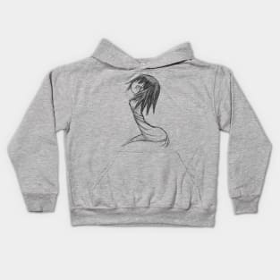 Nadeko Sengoku (Bakemonogatari) "Ending" Kids Hoodie